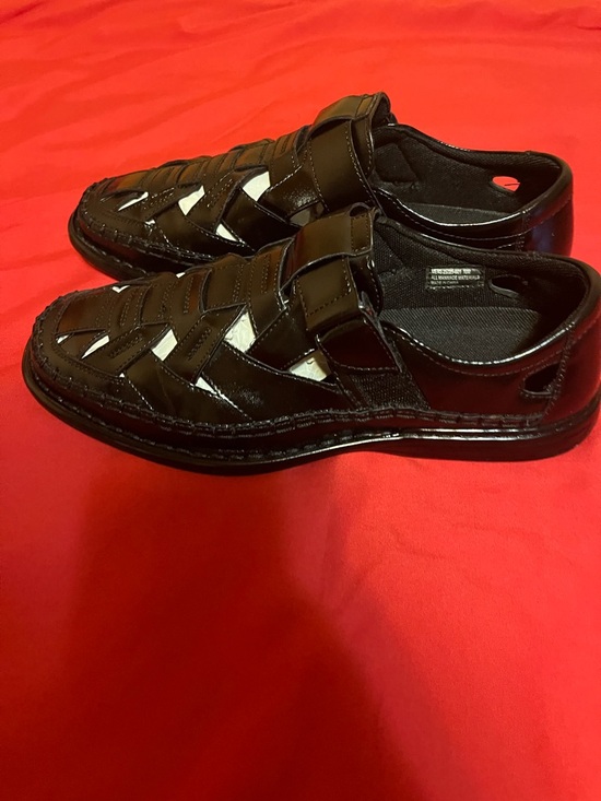 Stacy Adams Black Leather Slip-On Men Loafers NWOT
